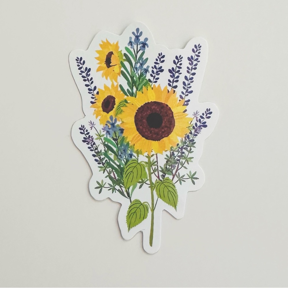 10/$10 Sunflower Bouquet Sticker